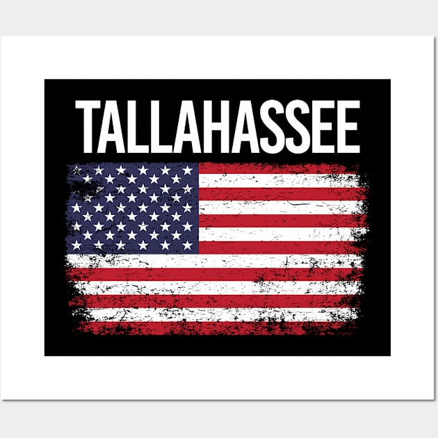 The American Flag Tallahassee Wall Art by flaskoverhand